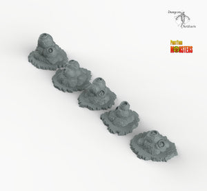 Sci-fi Plants - Print Your Monsters Fantastic Plants and Rocks Resin Terrain Wargaming D&D DnD