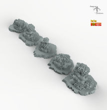 Load image into Gallery viewer, Underwater Sponge Rocks - Print Your Monsters Fantastic Plants and Rocks Resin Terrain Wargaming D&amp;D DnD