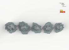 Load image into Gallery viewer, Clockwork Ruins - Steampunk Stones - Print Your Monsters Fantastic Plants and Rocks Terrain Wargaming