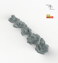 Load image into Gallery viewer, Clockwork Ruins - Steampunk Stones - Print Your Monsters Fantastic Plants and Rocks Terrain Wargaming