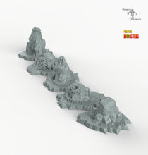 Load image into Gallery viewer, Clockwork Ruins - Steampunk Stones - Print Your Monsters Fantastic Plants and Rocks Terrain Wargaming