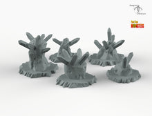 Load image into Gallery viewer, Trap Rocks - Print Your Monsters Fantastic Plants and Rocks Resin Terrain Wargaming D&amp;D DnD