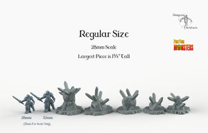 Trap Rocks - Print Your Monsters Fantastic Plants and Rocks Resin Terrain Wargaming D&D DnD