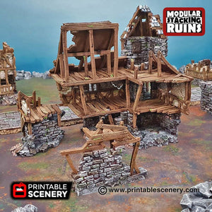 Burgomaster's Office - Shadowfey Wilds 15mm 28mm 32mm Wargaming Terrain D&D, DnD Burgomeister Burgomasters