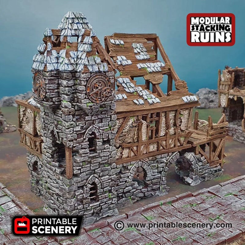 Burgomaster's Office - Shadowfey Wilds 15mm 28mm 32mm Wargaming Terrain D&D, DnD Burgomeister Burgomasters