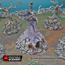 Load image into Gallery viewer, Witch&#39;s Hovel - Shadowfey Wilds 28mm 32mm Wargaming Terrain D&amp;D, DnD