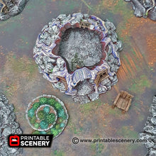 Load image into Gallery viewer, Witch&#39;s Hovel - Shadowfey Wilds 28mm 32mm Wargaming Terrain D&amp;D, DnD