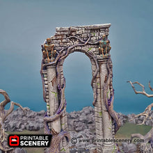 Load image into Gallery viewer, The Shadowgate - Shadowfey Wilds 15mm 28mm 32mm Wargaming Terrain D&amp;D, DnD