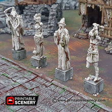 Load image into Gallery viewer, Guardian Statues - Shadowfey Wilds 15mm 28mm 32mm Wargaming Terrain D&amp;D, DnD