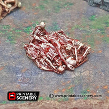 Load image into Gallery viewer, Corpse Piles - 28mm 32mm Printable Scenery Shadowfey Wilds Resin Terrain Wargaming D&amp;D DnD