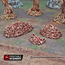 Load image into Gallery viewer, Corpse Piles - 28mm 32mm Printable Scenery Shadowfey Wilds Resin Terrain Wargaming D&amp;D DnD
