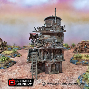 Slum Stacks - 28mm 20mm 32mm Brave New Worlds Wasteworld Gaslands Terrain D&D DnD