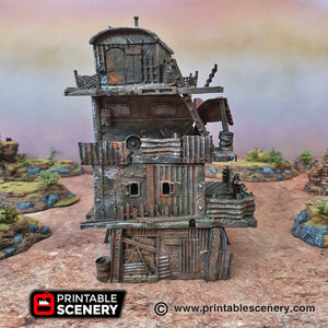 Slum Stacks - 28mm 20mm 32mm Brave New Worlds Wasteworld Gaslands Terrain D&D DnD