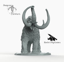Load image into Gallery viewer, Dire Woolly Mammoth - Wargaming Miniatures Monster Rocket Pig Games D&amp;D DnD Elephant