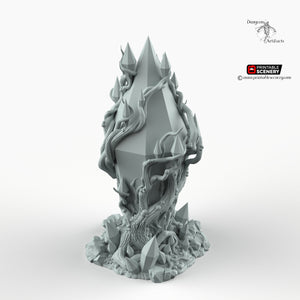 Corrupted Feyheart - 28mm 32mm 40mm Printable Scenery Shadowfey Wilds Terrain Wargaming D&D DnD