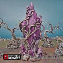 Load image into Gallery viewer, Corrupted Feyheart - 28mm 32mm 40mm Printable Scenery Shadowfey Wilds Terrain Wargaming D&amp;D DnD