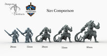 Load image into Gallery viewer, Bloodbarrow Gnolls - Lost Adventures Wargaming D&amp;D DnD Mini Monster