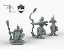 Load image into Gallery viewer, Female Lizardfolk - Lost Adventures Wargaming D&amp;D DnD Mini Monster