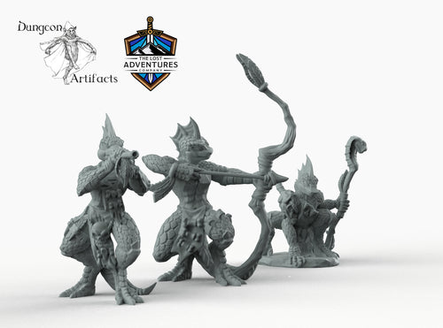 Female Lizardfolk - Lost Adventures Wargaming D&D DnD Mini Monster