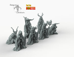Witches Coven - Print Your Monsters - Resin Miniatures - Wargaming D&D DnD