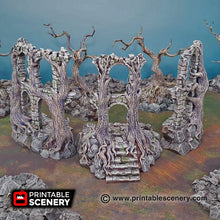 Load image into Gallery viewer, Court of the Shadow King - Shadowfey Wilds 15mm 28mm 32mm Wargaming Terrain D&amp;D, DnD