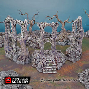 Court of the Shadow King - Shadowfey Wilds 15mm 28mm 32mm Wargaming Terrain D&D, DnD