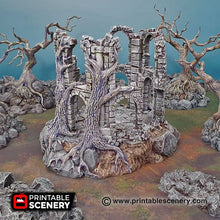 Load image into Gallery viewer, Court of the Shadow King - Shadowfey Wilds 15mm 28mm 32mm Wargaming Terrain D&amp;D, DnD