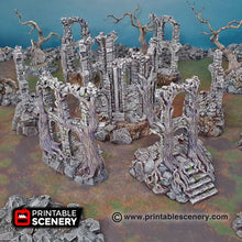 Load image into Gallery viewer, Court of the Shadow King - Shadowfey Wilds 15mm 28mm 32mm Wargaming Terrain D&amp;D, DnD