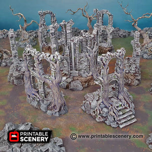 Court of the Shadow King - Shadowfey Wilds 15mm 28mm 32mm Wargaming Terrain D&D, DnD