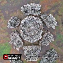Load image into Gallery viewer, Court of the Shadow King - Shadowfey Wilds 15mm 28mm 32mm Wargaming Terrain D&amp;D, DnD