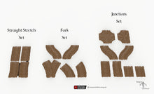 Load image into Gallery viewer, Forest Cart Tracks - 15mm 20mm 28mm 32mm Printable Scenery Shadowfey Wargaming Terrain D&amp;D DnD