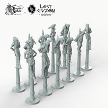 Load image into Gallery viewer, Impaled Prisoners - 28mm 32mm 40mm 75mm - Lost Kingdom Miniatures - Terrain Wargaming D&amp;D