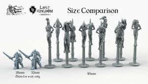 Impaled Prisoners - 28mm 32mm 40mm 75mm - Lost Kingdom Miniatures - Terrain Wargaming D&D