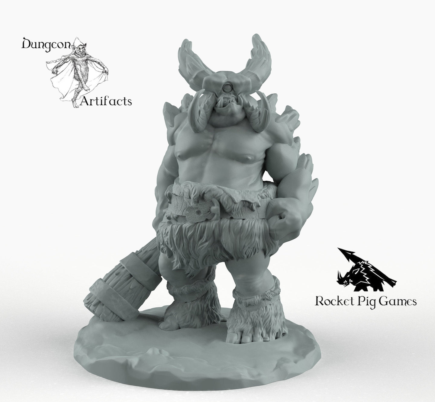 Giant Ice Cyclops - Wargaming Miniatures Monster Rocket Pig Games D&D DnD