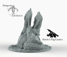Load image into Gallery viewer, Dracorsisk - Wargaming Miniatures Monster Rocket Pig Games D&amp;D DnD Wurm Dragon Basilisk