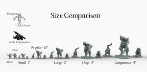 Indominator Matriarch with Younglings - Wargaming Miniatures Monster Rocket Pig Games D&D DnD