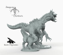 Load image into Gallery viewer, Indominator Matriarch with Younglings - Wargaming Miniatures Monster Rocket Pig Games D&amp;D DnD