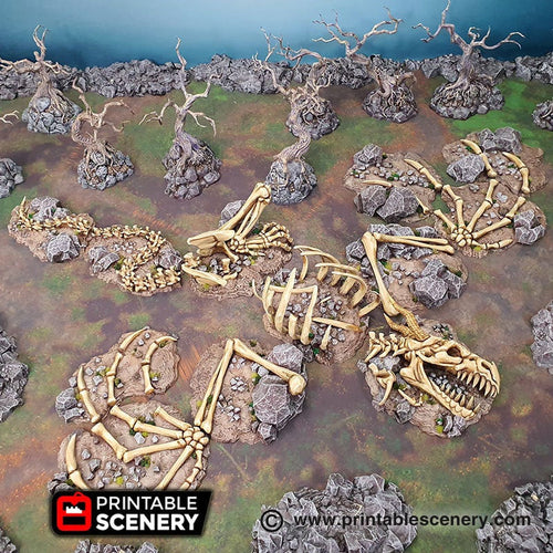 Dragon's Graveyard - Shadowfey Wilds Swamp Fen Marsh Bog Wetlands Wargaming Terrain D&D DnD