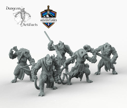 Bloodbarrow Gnolls - Lost Adventures Wargaming D&D DnD Mini Monster