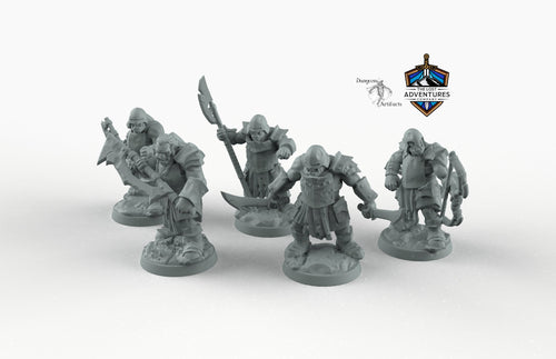 Orcish Guard Squad - Lost Adventures Wargaming D&D DnD