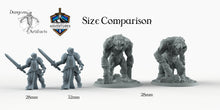 Load image into Gallery viewer, Giantfolk Trolls - Lost Adventures Wargaming D&amp;D DnD Mini Monster
