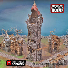 Load image into Gallery viewer, Tower of Insanity - Shadowfey Wilds 15mm 28mm 32mm Wargaming Terrain D&amp;D, DnD
