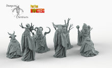 Load image into Gallery viewer, Witches Coven - Print Your Monsters - Resin Miniatures - Wargaming D&amp;D DnD