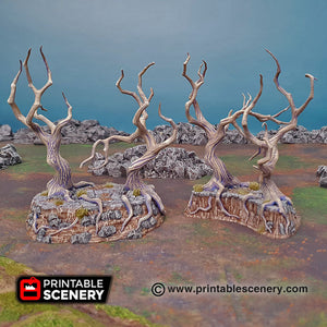 Gloomy Gully - 15mm 28mm Printable Scenery Shadowfey Wargaming Terrain Scatter D&D DnD