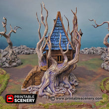 Load image into Gallery viewer, Feywild Cabin - Shadowfey Wilds 28mm 32mm Wargaming Terrain D&amp;D DnD