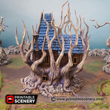 Load image into Gallery viewer, Feywild Cabin - Shadowfey Wilds 28mm 32mm Wargaming Terrain D&amp;D DnD