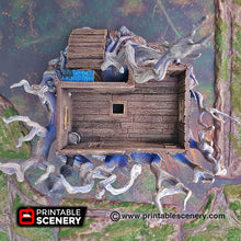 Load image into Gallery viewer, Feywild Cabin - Shadowfey Wilds 28mm 32mm Wargaming Terrain D&amp;D DnD