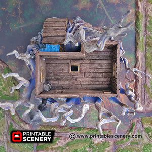 Feywild Cabin - Shadowfey Wilds 28mm 32mm Wargaming Terrain D&D DnD