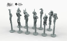 Load image into Gallery viewer, Impaled Prisoners - 28mm 32mm 40mm 75mm - Lost Kingdom Miniatures - Terrain Wargaming D&amp;D