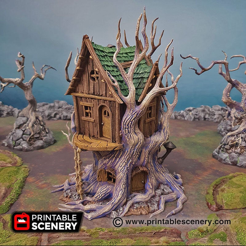 Feywild Cottage - Shadowfey Wilds 28mm 32mm Wargaming Terrain D&D, DnD